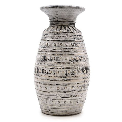 Classic Shaped Dry Flowers Vase - Cream