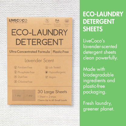 Eco-Laundry Detergent Sheets (60 Loads)