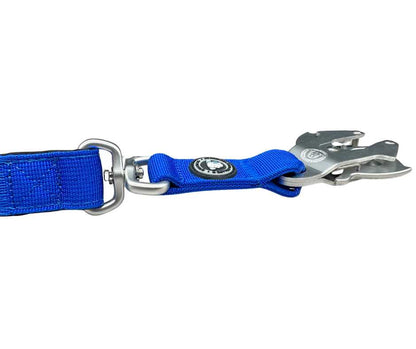 BTactical™ Nylon Frog Clip Dog Lead | Extra-Strong Anti Tangle - Royal Blue