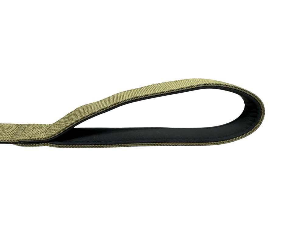BTactical™ Extra-Strong Nylon Carabiner Clip Dog Lead | Khaki Green