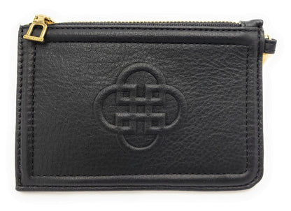 SADDLER PIPER Real Leather Designer Top Zip Card Holder| Gift Boxed