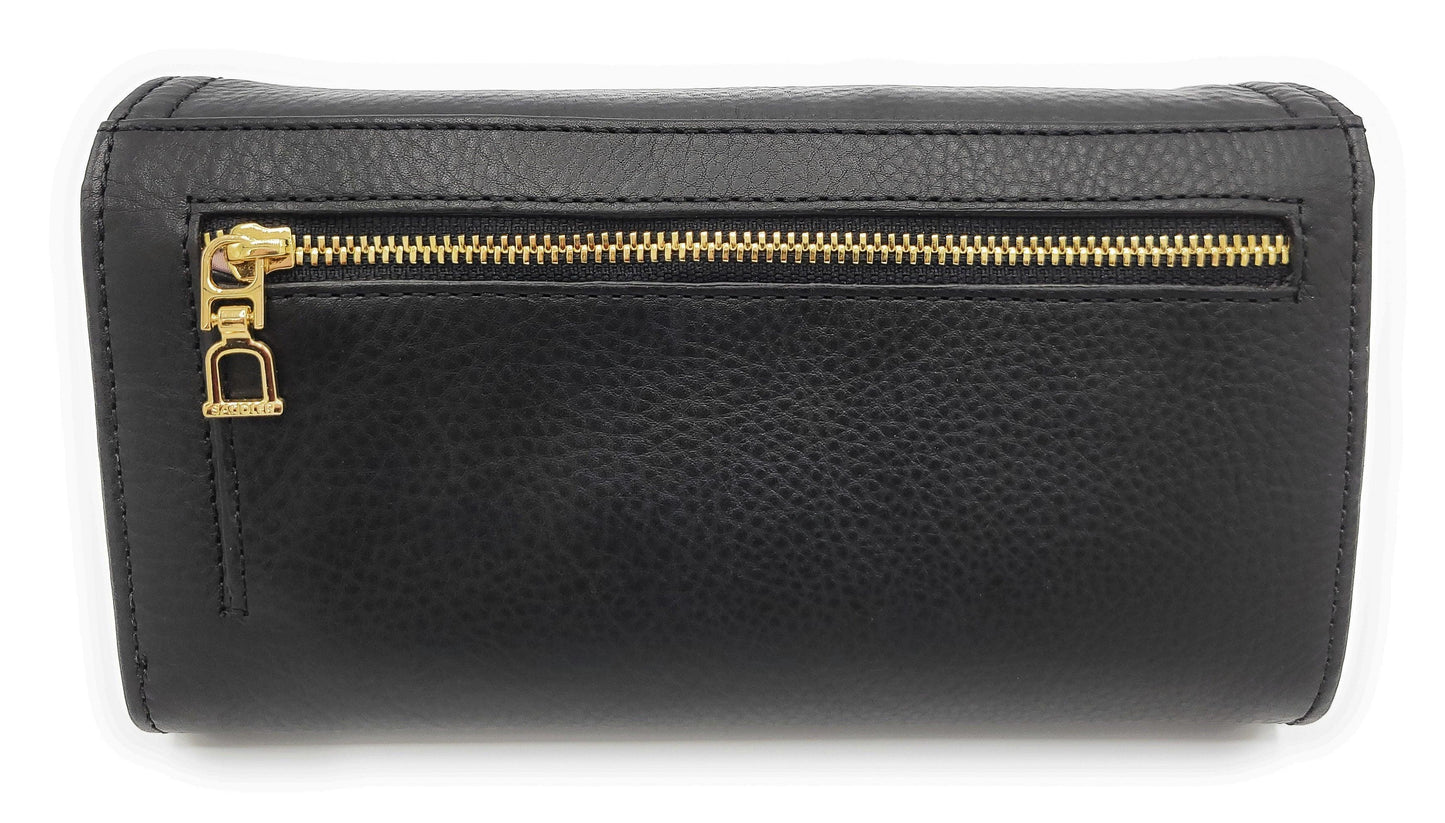 SADDLER BONNIE Real Leather Designer RFID Multi-section Purse  | Gift Boxed