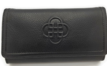 SADDLER BONNIE Real Leather Designer RFID Multi-section Purse  | Gift Boxed