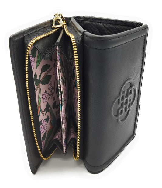 SADDLER RUBY Real Leather Designer RFID Ladies Wallet with Zip | Gift Boxed