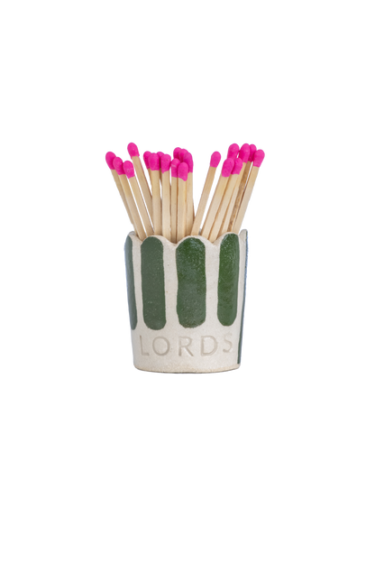 Ceramic Scallop Edge Match Pot Various Styles