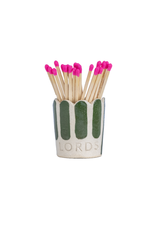 Ceramic Scallop Edge Match Pot Various Styles