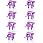 Steal a Brainrot 67 Meme Collectible Figure, Flexible Mini Character Statue (4 pieces)