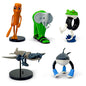 8 Pcs Italian Brainrot Action Figures, Tralalero Travala Toy Set Tralalero Travala, Tung Tung Tung Sahur, Brr Brr Patapim - Brainrot Fidget Toys, Decorations Gifts for Office Room Figurine Decoration