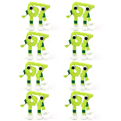 Steal a Brainrot 67 Meme Collectible Figure, Flexible Mini Character Statue (4 pieces)