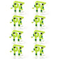 Steal a Brainrot 67 Meme Collectible Figure, Flexible Mini Character Statue (4 pieces)