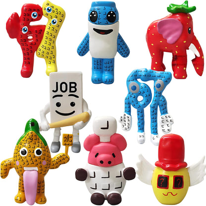 Steal a Brainrot 67 Meme Collectible Figure, Flexible Mini Character Statue (4 pieces)