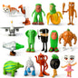 8 Pcs Italian Brainrot Action Figures, Tralalero Travala Toy Set Tralalero Travala, Tung Tung Tung Sahur, Brr Brr Patapim - Brainrot Fidget Toys, Decorations Gifts for Office Room Figurine Decoration