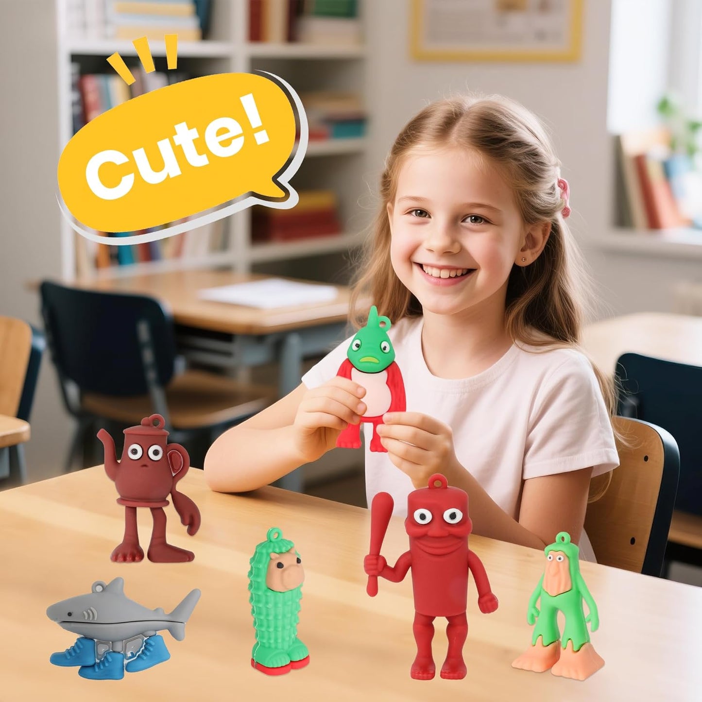 12 PCS Italian Brainrot Toys, Tralalero Tralala Action Figure, Steal a Brainrot Meme Shark Figures Toys 2.5in, Funny Animals, Unique Key Chain Decor Gifts for Fans Office Room Figurine Decorative Dolls