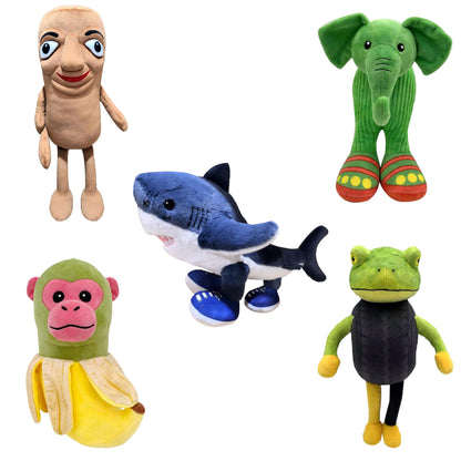 Steal a Brainrot 67 Plush Toy - Sixty Seven Expressive Doll Gift Six Seven