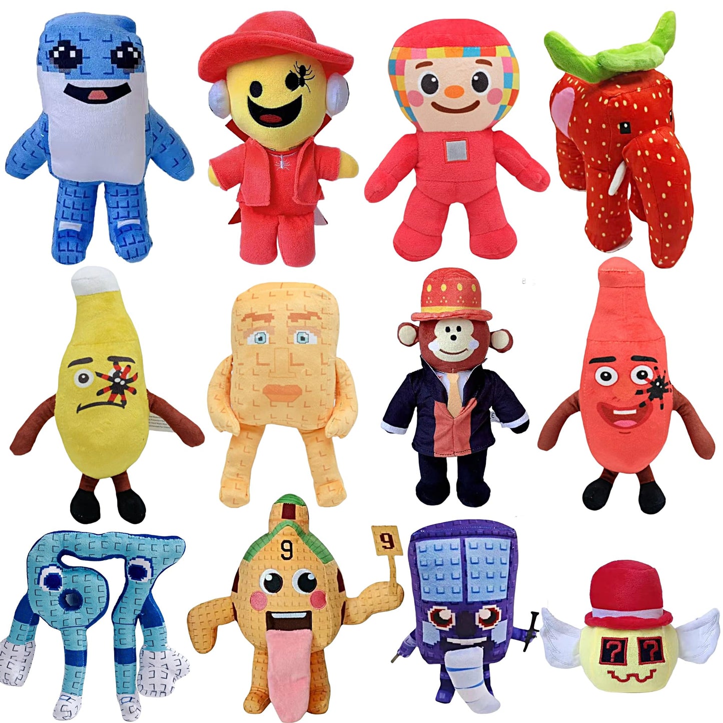 Steal a Brainrot Plush Toys - Rare & OG Collection (Strawberry Elephant, Tralalero Tralala, & More!)