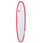 8' Pulse Squash Tail Mini Mal Surfboard by Australian Board Co - FCSII Finboxes