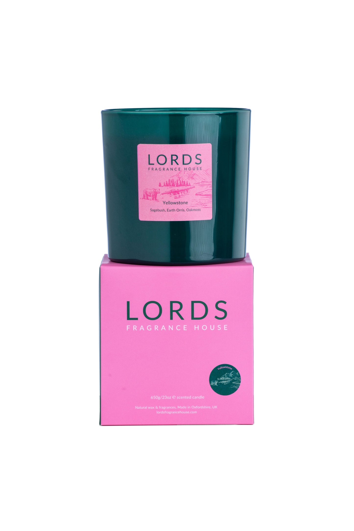 Yellowstone 3 Wick Candle