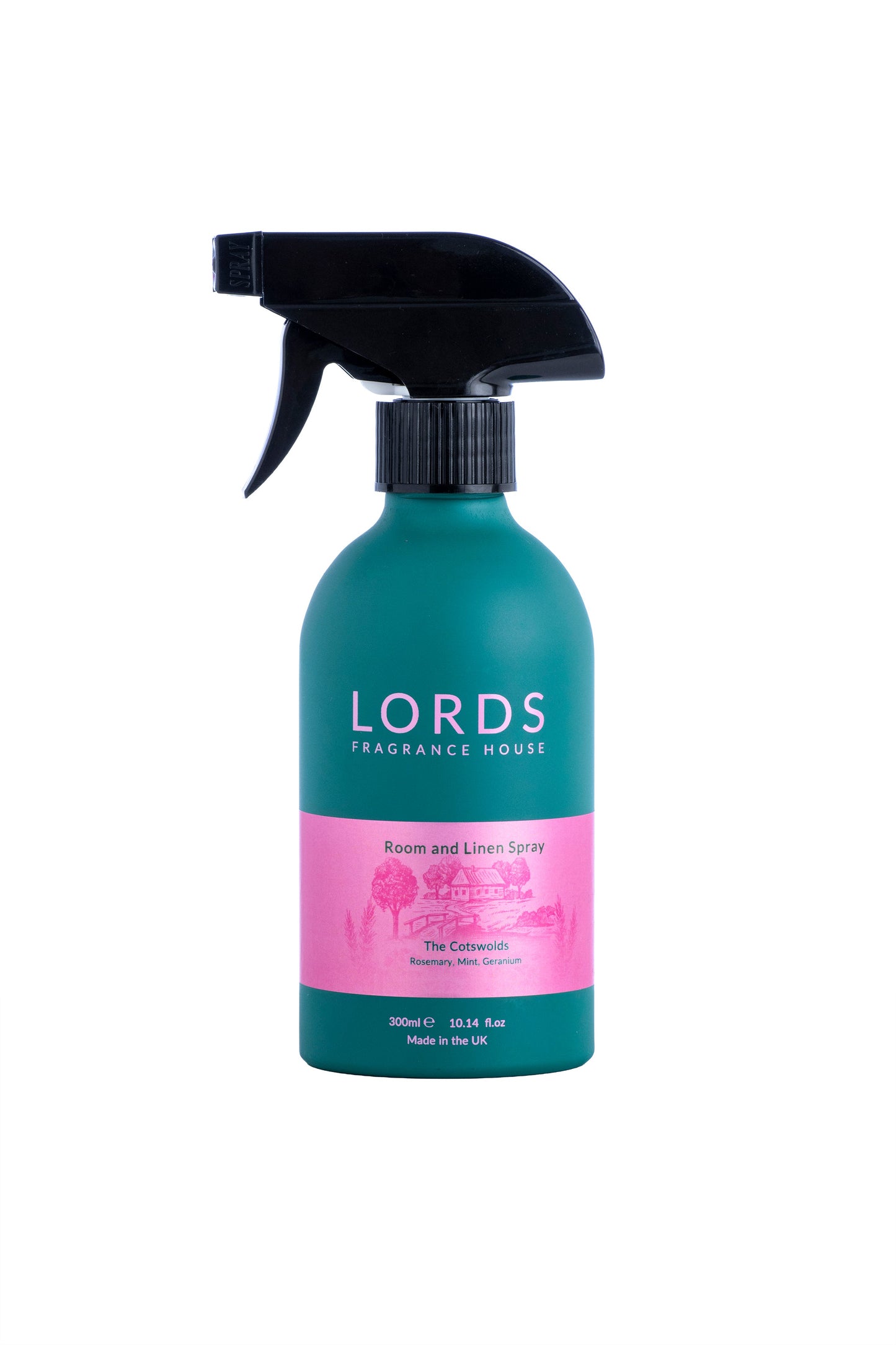 Green Aluminium Room & Linen Spray