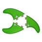 Surfboard Fins Thruster Set (3 Fin) Honeycomb - FCS l & FCS ll compatible M5 spec