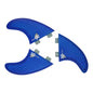 Surfboard Fins Thruster Set (3 Fin) Honeycomb - FCS l & FCS ll compatible M5 spec