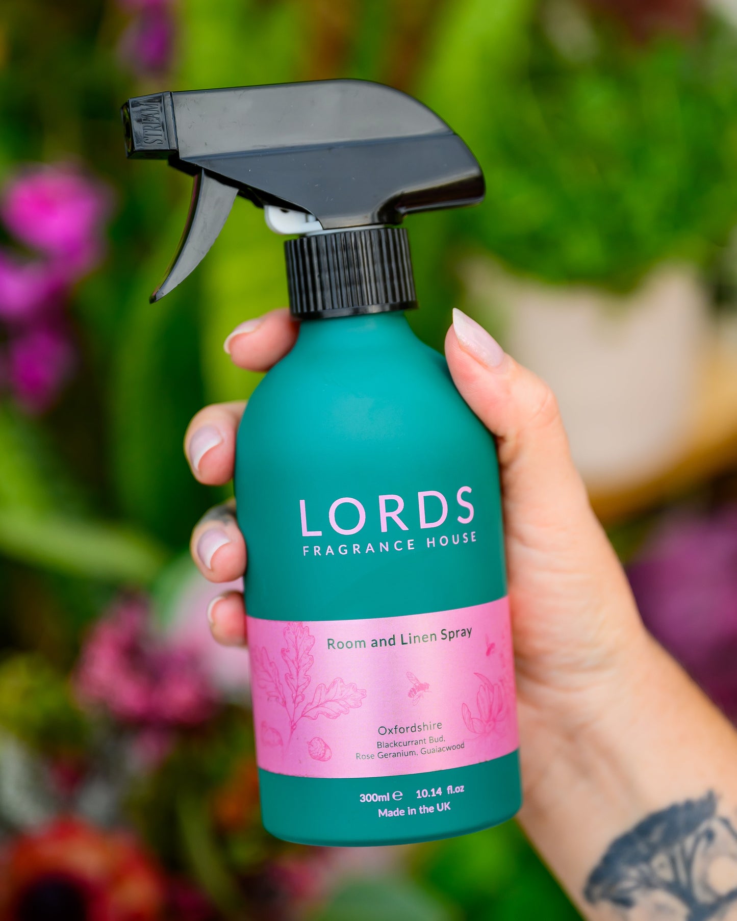 Green Aluminium Room & Linen Spray