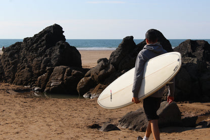 9ft Southern Swells Longboard Round Tail Clear Epoxy Finish (FINS Included)