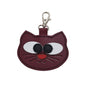 Colourful Cat Bag Charm - Oxblood