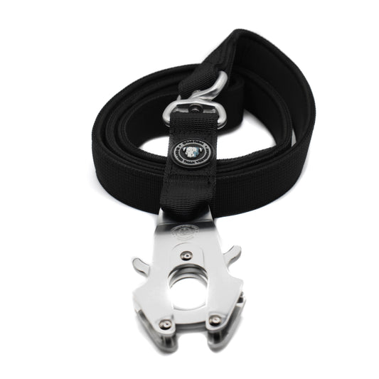 BTactical™ Nylon Frog Clip Dog Lead |  Extra-Strong Anti Tangle - Midnight Black