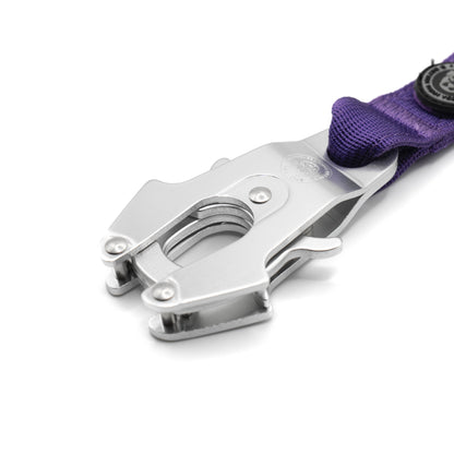 BTactical™ Nylon Frog Clip Dog Lead | Extra-Strong Anti Tangle - Lavender Purple