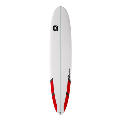 9ft Razor Round Tail Longboard Surfboard Package - Includes Bag, Leash, Fins, Wax