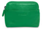 Compact Leather Zip-Top Purse "Pia" – Handmade by Saddler | RFID Protected & Gift Boxed | Multi-Functional Card, Coin & Key Holder