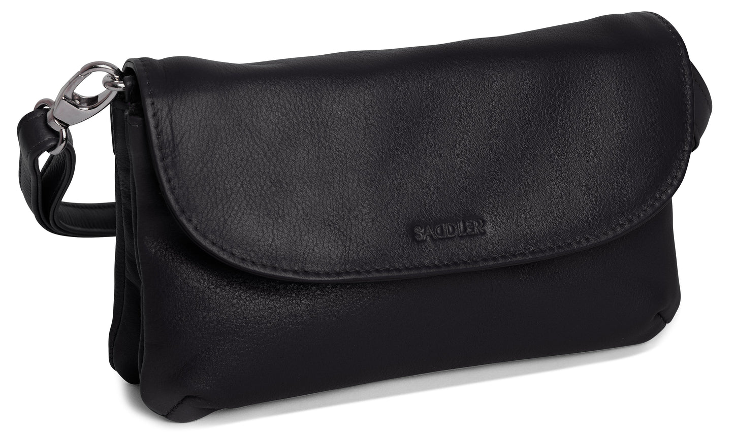 SADDLER Audrey Compact Leather Crossbody Bag & Clutch – Versatile & Stylish - Gift Boxed
