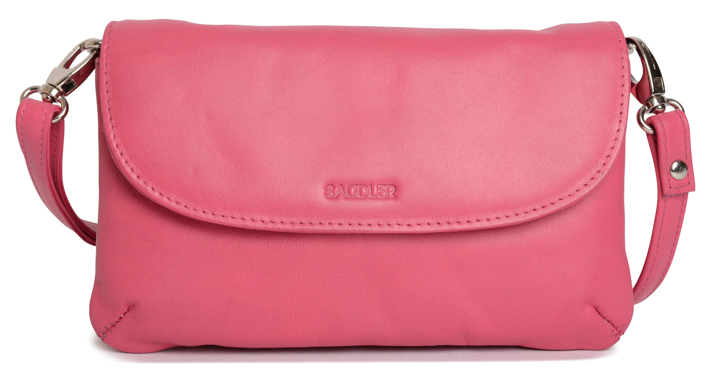 SADDLER Audrey Compact Leather Crossbody Bag & Clutch – Versatile & Stylish - Gift Boxed