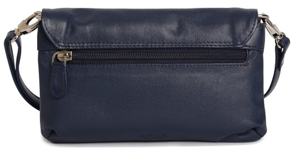 SADDLER Audrey Compact Leather Crossbody Bag & Clutch – Versatile & Stylish - Gift Boxed