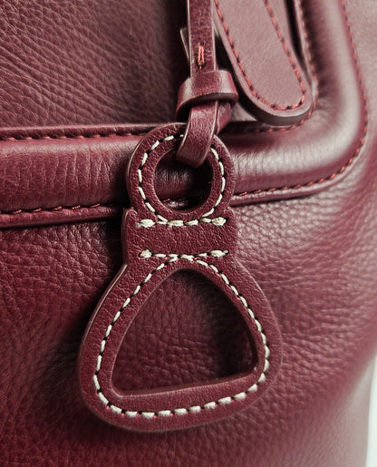 Sienna Zip Top Tote Shopper Bag for Women - Handmade by Saddler