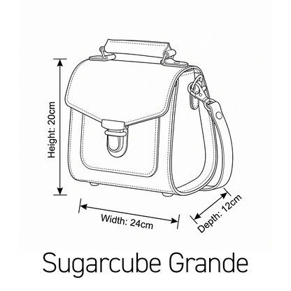 Executive Handmade Leather Sugarcube Grande - British Racing Green