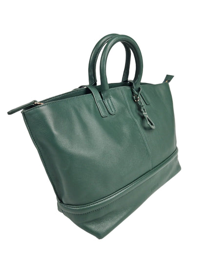 Victoria Oversize East West Tote Bag for Women - handmade by Saddler