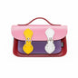 Handmade Leather Micro Satchel - Classic Kaleidoscope