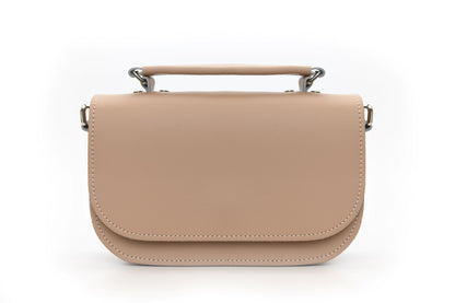 Aura Handmade Leather Bag - Iced Coffee