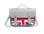 Union Jack Midi Satchel - Ghost Grey