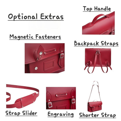 Handmade Leather Satchel - Chestnut