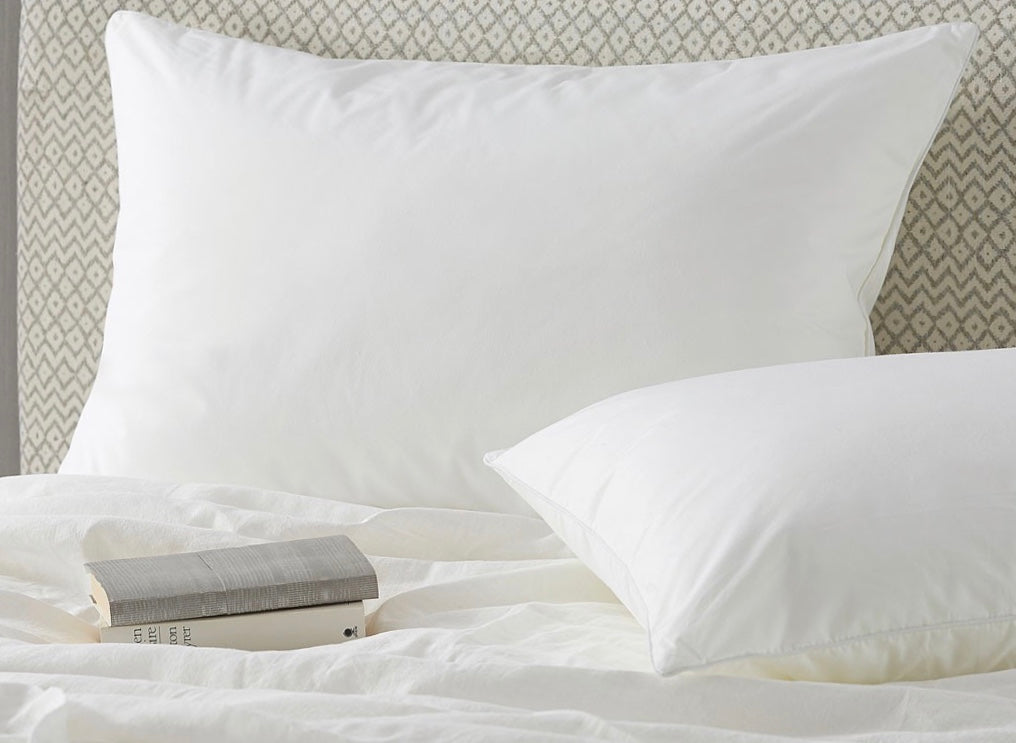 The Down Surround Pillow - White Duck Down & Feather - Premium Support & Comfort