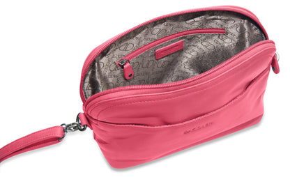 SADDLER BROOKLYN Leather Zip Top Handbag - Adjustable  Shoulder Strap, Multiple Pockets - RFID Protected