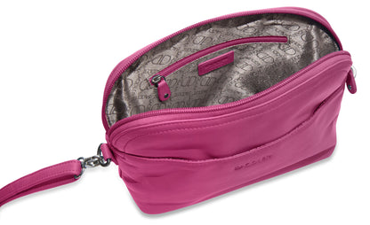 SADDLER BROOKLYN Leather Zip Top Handbag - Adjustable  Shoulder Strap, Multiple Pockets - RFID Protected