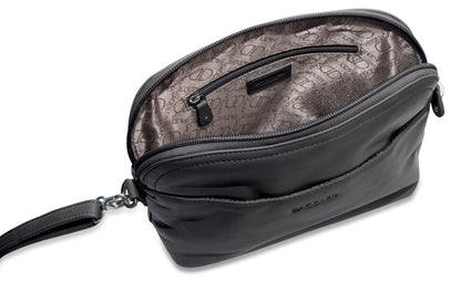 SADDLER BROOKLYN Leather Zip Top Handbag - Adjustable  Shoulder Strap, Multiple Pockets - RFID Protected