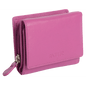 SADDLER CARLA Handmade Leather Compact Trifold Purse – RFID Protected | 5 Card Slots, ID Window & Zipped Coin Pocket | Gift Boxed
