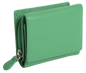 SADDLER CARLA Handmade Leather Compact Trifold Purse – RFID Protected | 5 Card Slots, ID Window & Zipped Coin Pocket | Gift Boxed