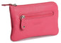 Compact Leather Coin & Card Purse "Ellie" – Handmade by Saddler | RFID Protected & Gift Boxed | With Front Zip Pocket & Key Holder