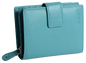 SADDLER EMILY Handmade Leather Mid-Size Wallet – RFID Protected | 10 Card Slots, Secure Tab Closure & Zipped Coin Pocket | Gift Boxed