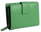 SADDLER EMILY Handmade Leather Mid-Size Wallet – RFID Protected | 10 Card Slots, Secure Tab Closure & Zipped Coin Pocket | Gift Boxed